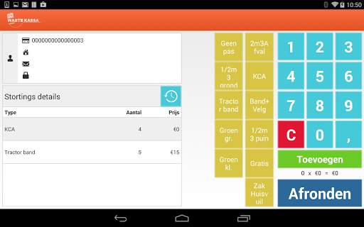 BWaste Cash Register App screenshot 5