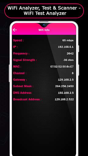 WiFi Analyzer, Test & Scanner - WiFi Test Analyzer screenshot 7