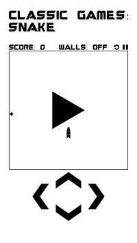 Classic Games - Snake screenshot 1