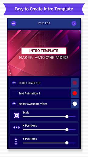 Intro Video Maker and Text Animator screenshot 2