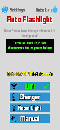 Auto Torch - Emergency flashlight screenshot 1