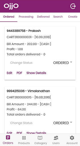 OjjO Seller App - Manage your eCommerce store screenshot 2
