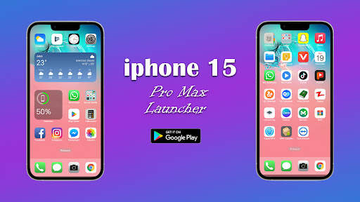 iPhone 15 Pro Max iOS Launcher screenshot 1