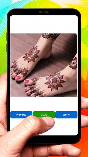 Foot Feet Leg Mehndi Designs Idea screenshot 7