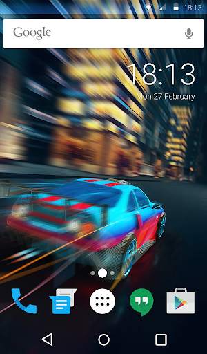 Street Race Animated Keyboard   Live Wallpaper screenshot 6