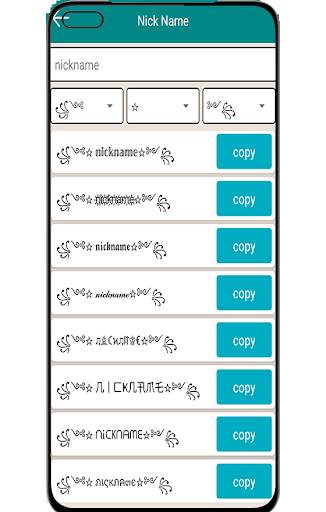 Nickname Free Fire/Nickname/Fancy Text Generator screenshot 1