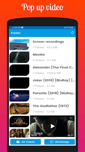 Full HD Video Player  -  TubePlay StatusSaver WApp screenshot 1