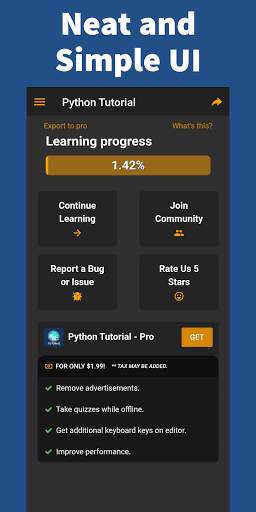 Python Tutorial screenshot 1