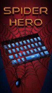 Spider Hero Keyboard Theme screenshot 1