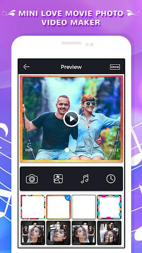 Mini Love Movie Photo Video Maker screenshot 2