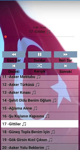 Asker Türküleri internetsiz(20 Şarki) screenshot 2