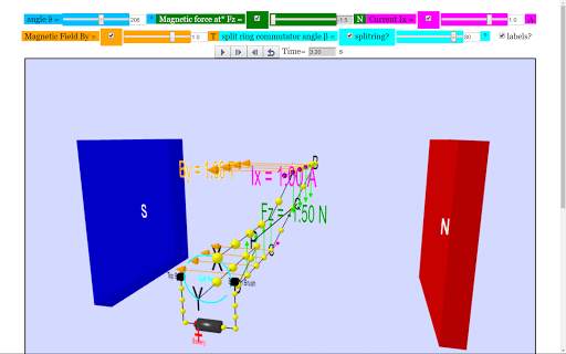 DC Motor 3D Simulator Lab screenshot 5