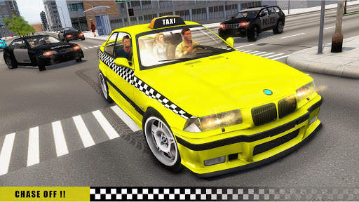 Crazy Car Driving Taxi Games screenshot 12
