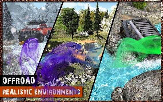 4x4 Car Offroad Snow Prado Driving screenshot 1