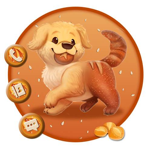 Pretty Bread Doggy Themes Live Wallpapers 1.0