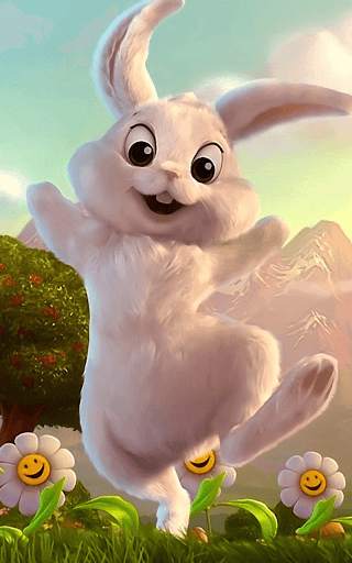 Easter Bunny Live Wallpaper HD screenshot 6