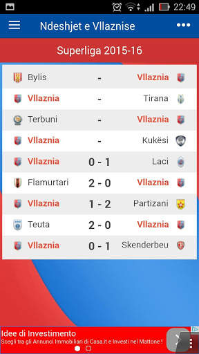 Futboll Klub Vllaznia App 2 تصوير الشاشة