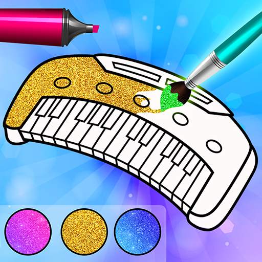 Glitter Piano Coloring 1.0