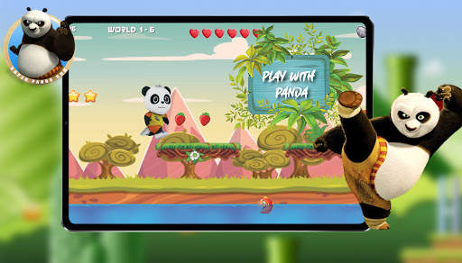 Super Panda run kart: Offline 3D game: Old school screenshot 7