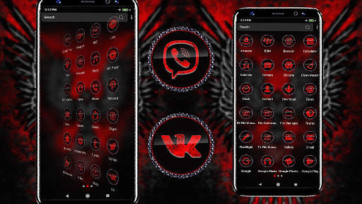 Eagle Red Theme Launcher screenshot 2