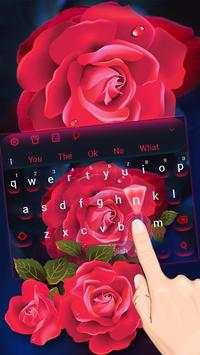 Red Rose Keyboard Theme screenshot 1