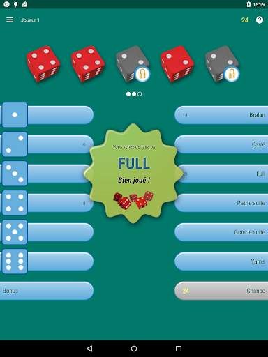 Yams - jeu de Yatzy - multi-joueurs screenshot 4
