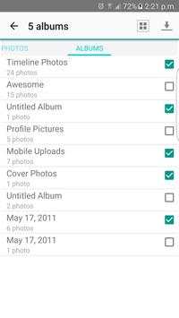 Facebook Photo Downloader screenshot 3