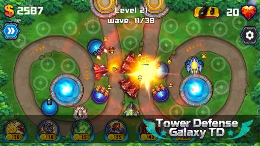 Tower Defense: Galaxy TD screenshot 2