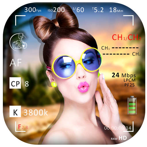 DSLR Camera Auto Blur Background,PIP Effect Photo أيقونة