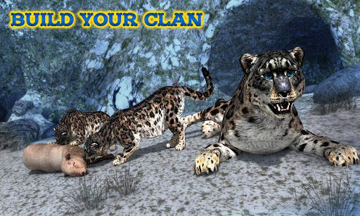 Forest Snow Leopard Sim screenshot 2