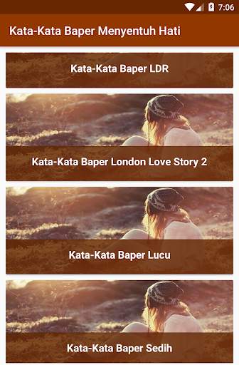 Kata-Kata Baper Menyentuh Hati screenshot 1