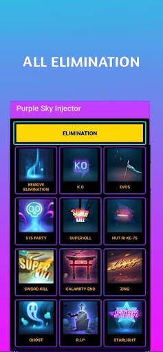 Purple Sky Injector ML - Free Skin Tools screenshot 2