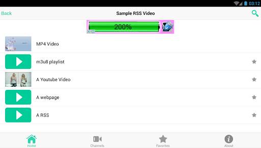 RSS Player 2 تصوير الشاشة