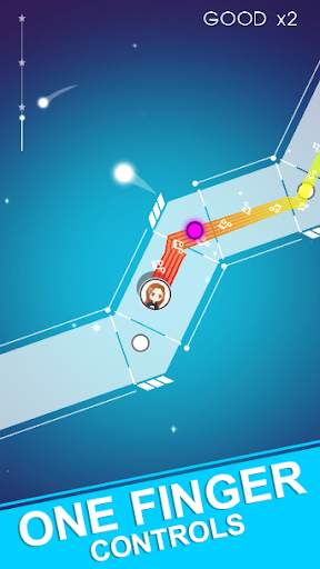 TXT Dancing Line: CROWN Song Dance Line Tiles Game screenshot 2