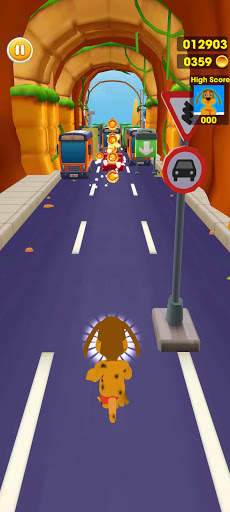 Pet Dog Subway Escape Surf screenshot 14