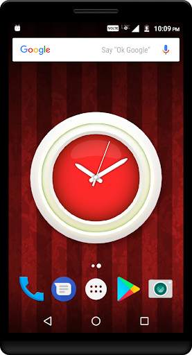 Red Clock Live Wallpaper screenshot 3