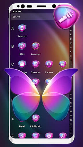 Colorful Butterfly Theme screenshot 1
