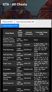 GTA All Cheats screenshot 2