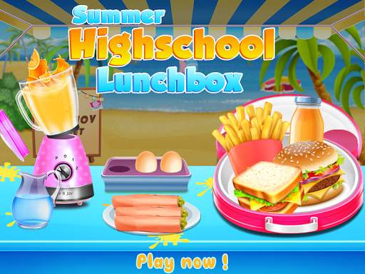 High School Lunch Box Maker screenshot 1