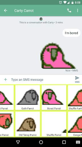 Party Parrot Keyboard screenshot 1