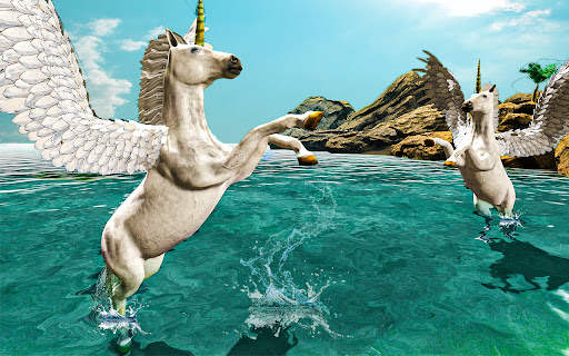 Flying Horse Simulator 2021 – Baby Unicorn Games screenshot 5