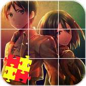 Anime Jigsaw Puzzles Games: Attack Titan Puzzle logo