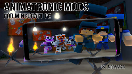 Animatronic Mod -  Five Night freddy's For MCPE screenshot 3