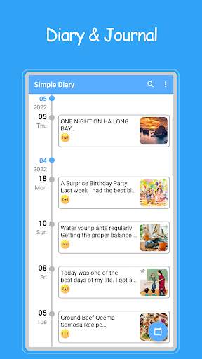 Daily Diary - Diary with lock screenshot 1