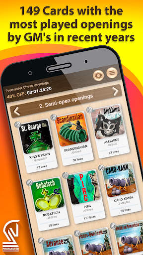 Chess Openings Pró-Master screenshot 1