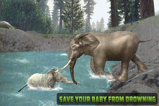 Wild Elephant Family Simulator screenshot 9