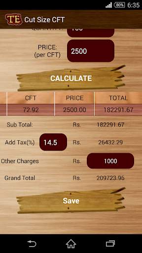 Timber Estimator скриншот 5