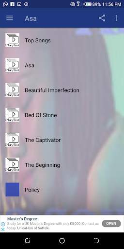 Asa Songs screenshot 2