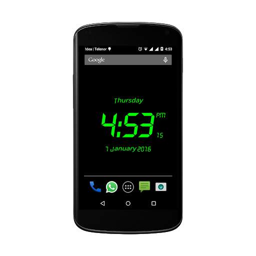 Free LED Digital Clock LWP screenshot 4