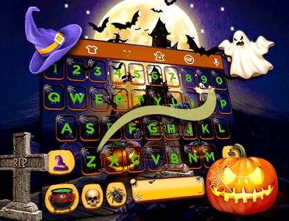 Halloween Festival Keyboard स्क्रीनशॉट 5